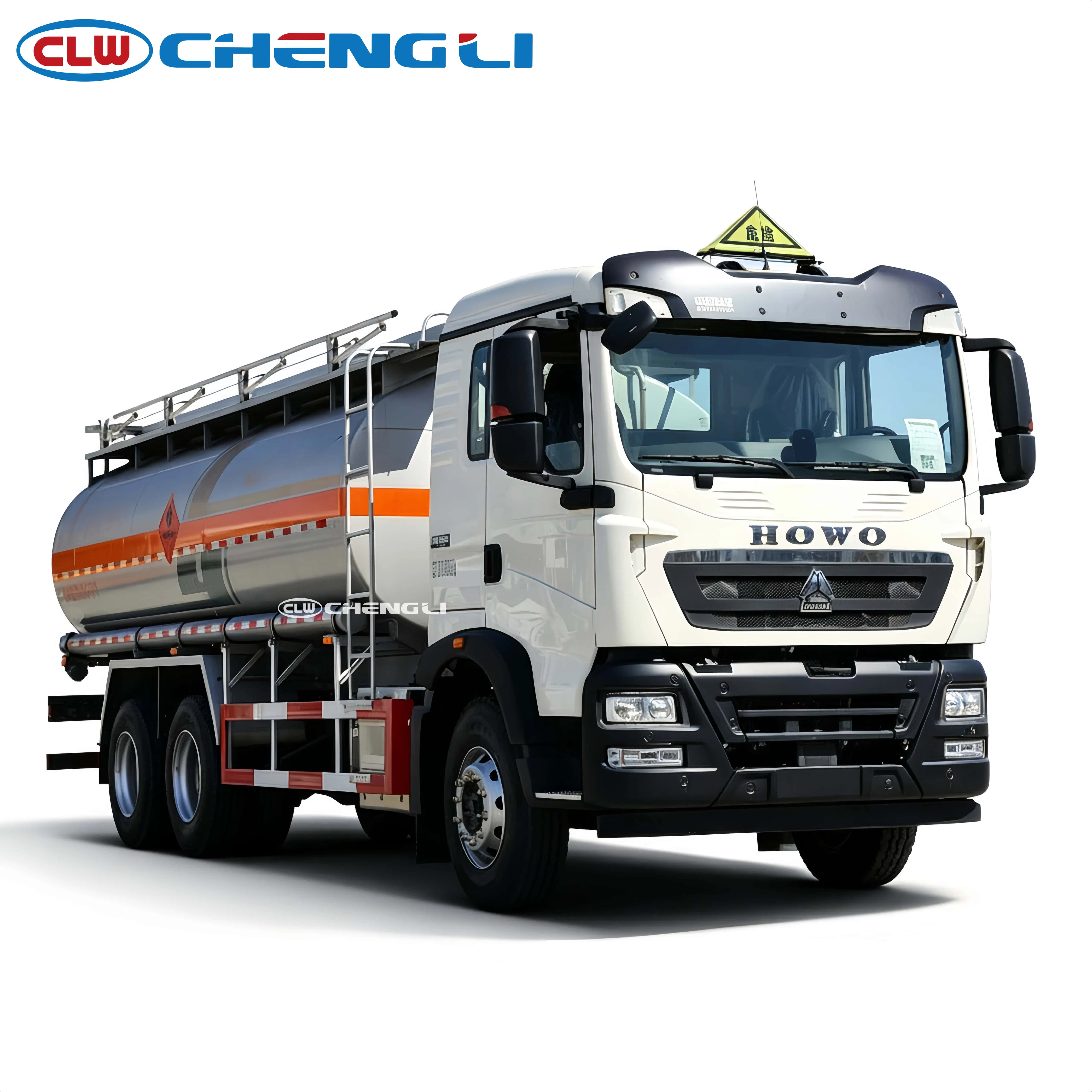 Camion-citerne Sinotruk HOWO Tx 6X4 350HP Euro 2 Adr Réservoir de carburant 20000L 20cbm Véhicule de livraison de diesel et de ravitaillement en carburant en acier au carbone et en alliage d'aluminium optionnel pictures & photos