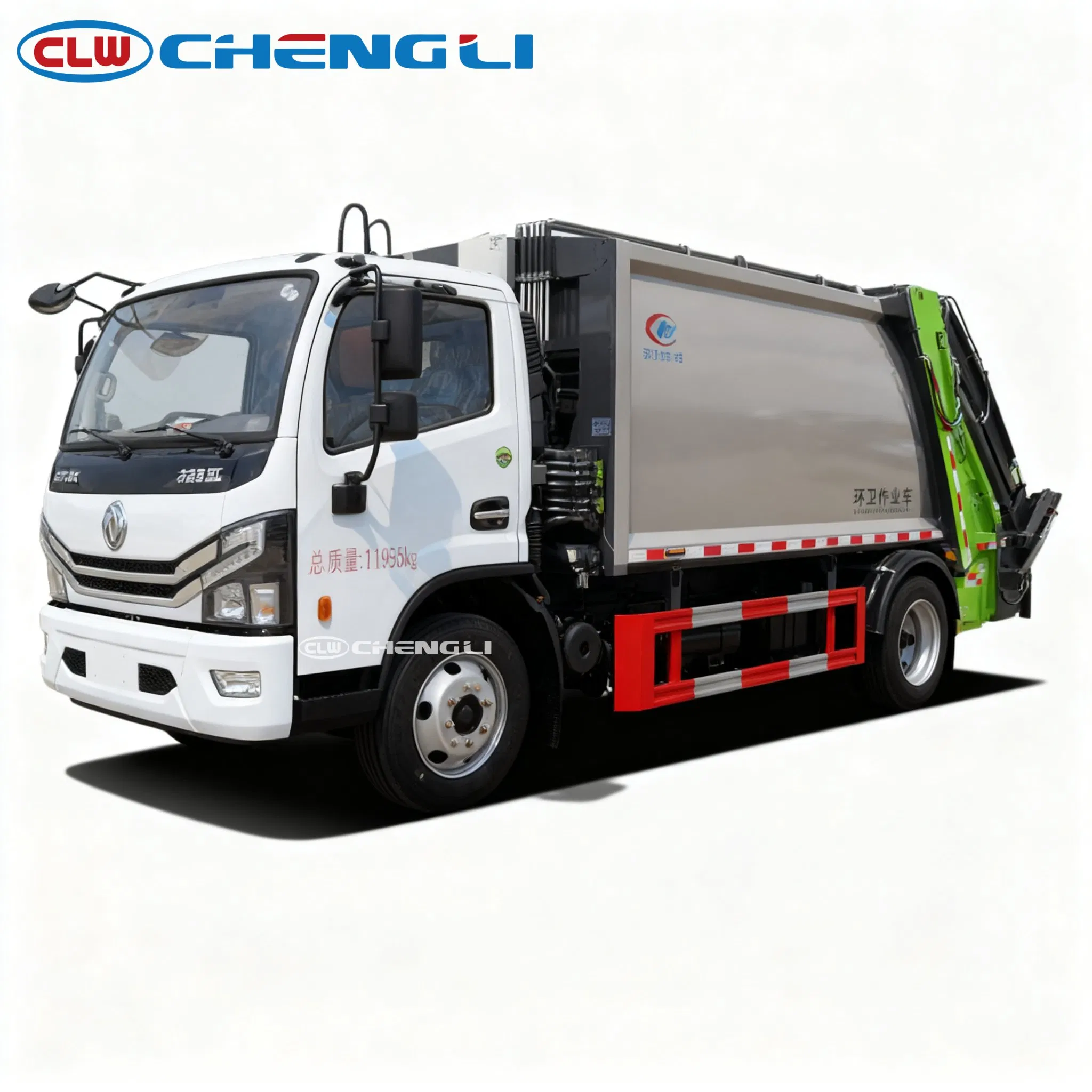 Benne à ordures ménagères Dongfeng 4×2 · 9 000 ou 10 000 L (en option)