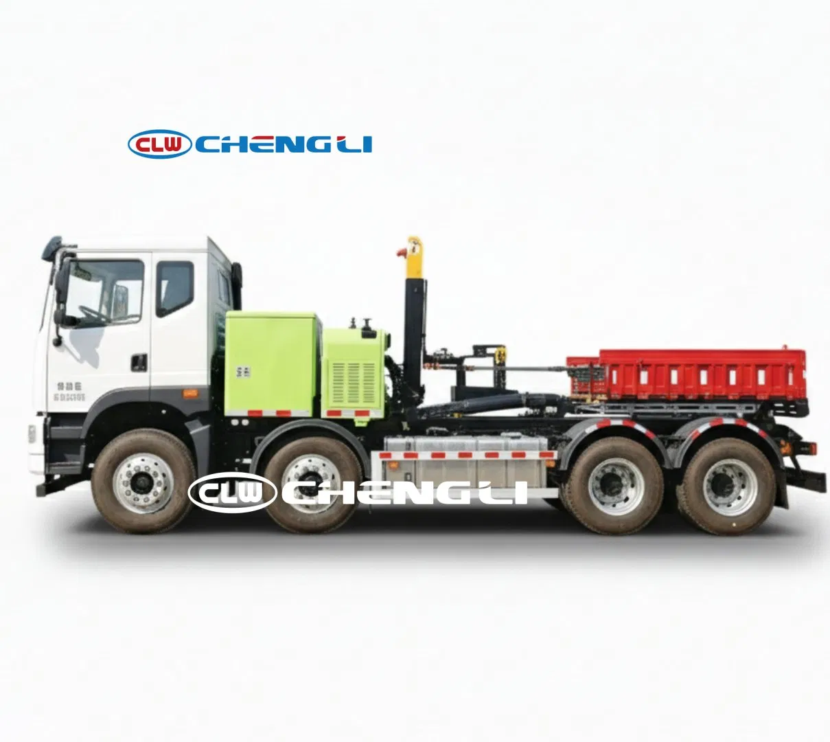 8×4 Camion poubelle à bras de levage tout électrique de châssis lourd Dongfeng pictures & photos