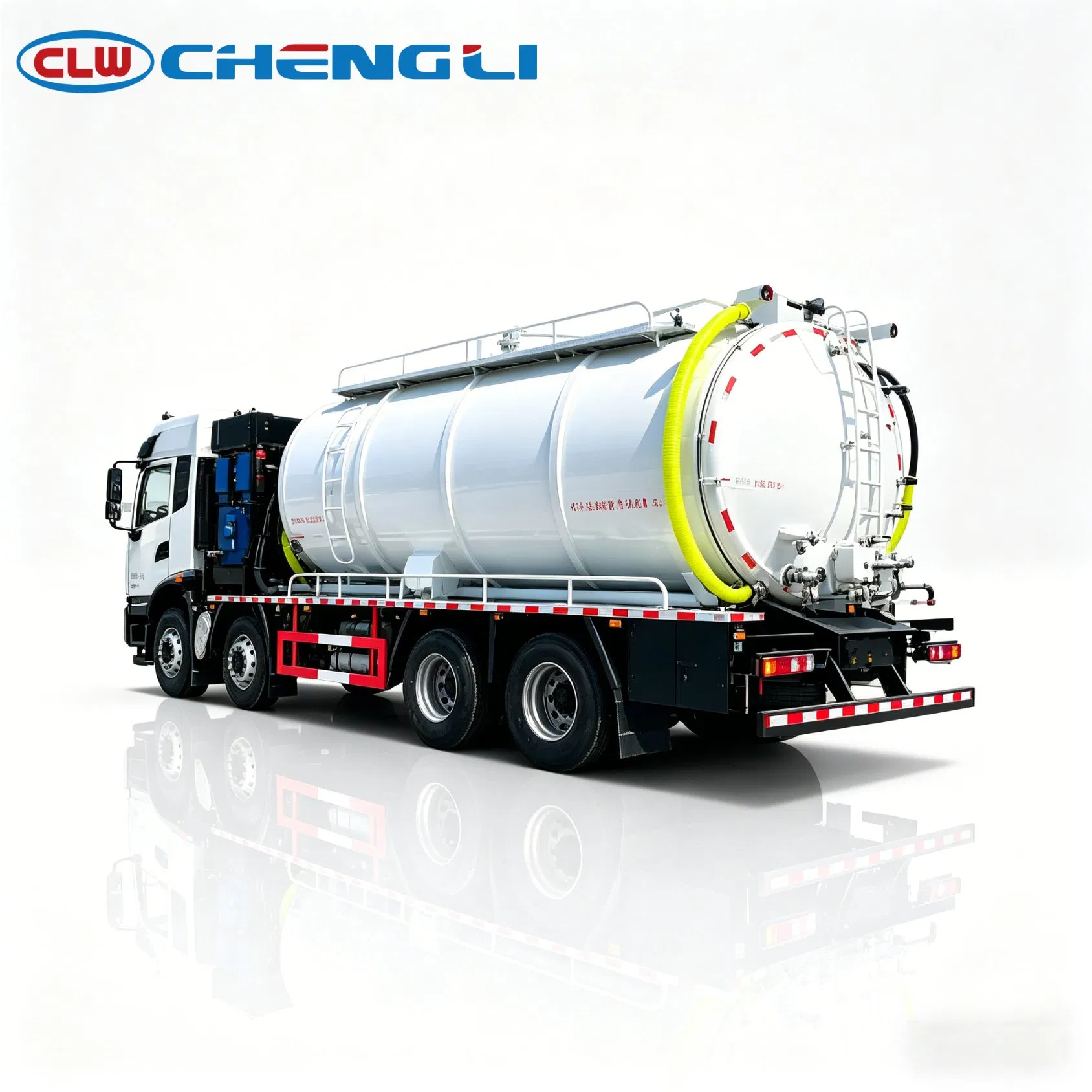 Camion hydrocureur aspirateur Dongfeng 8×4 · 18 + 10 m³
